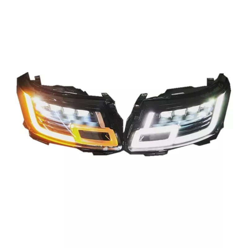 Conversion LED Headlights for Land Rover Range Sport L494 Matrix Look Dynamic Turn Signal