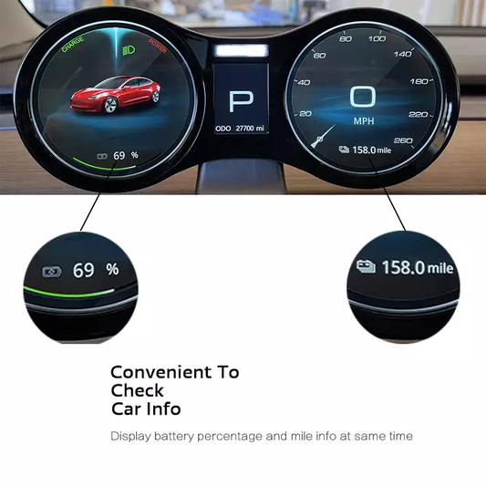 Professional Digital Cluster For Tesla Model Own Silent international