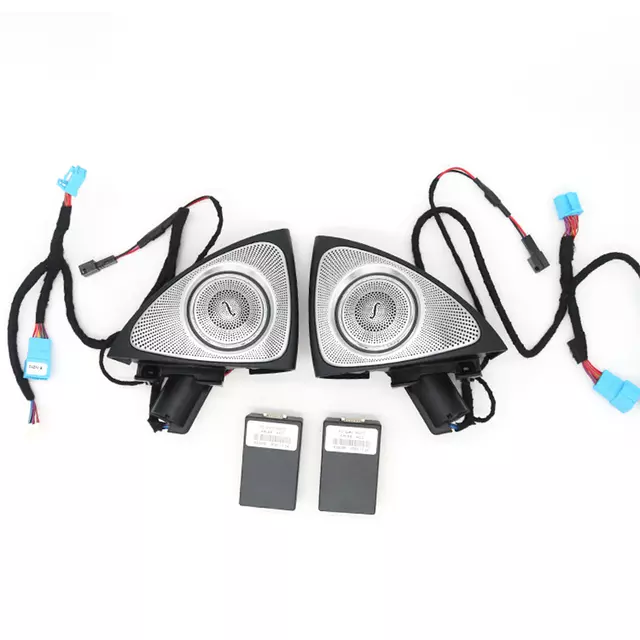 64 colour 3d Rotation light tweeter Speaker for Mercedes Benz w213 E Class W222 w223 s class 205 C class