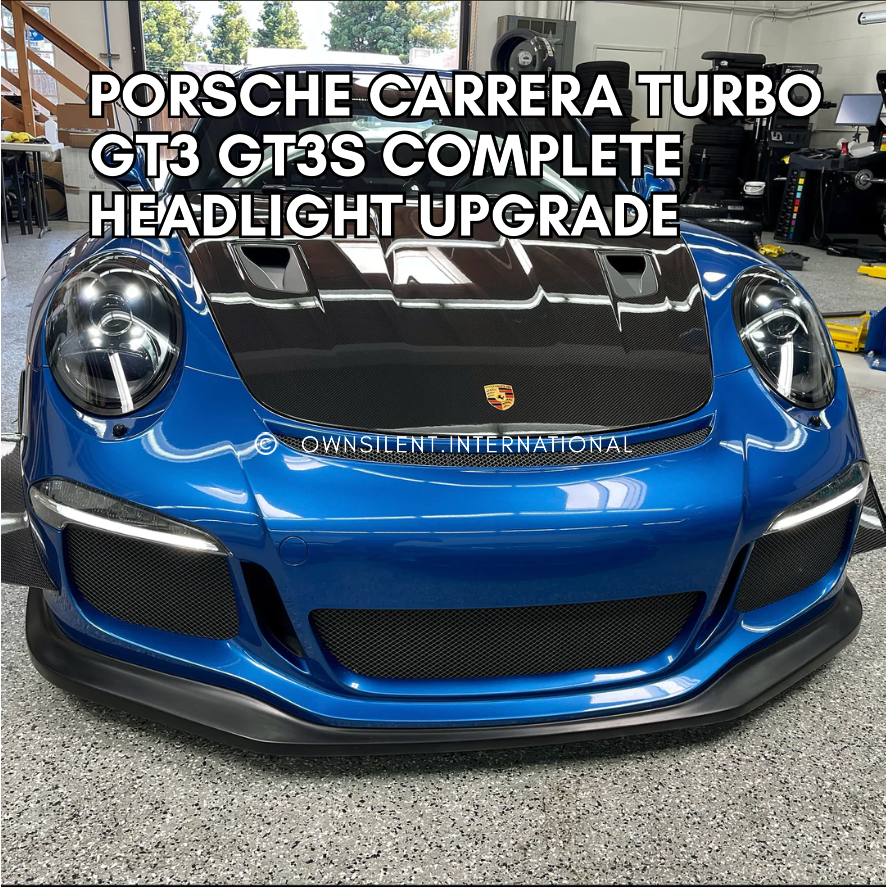 2012 - 2016 991 PORSCHE CARRERA TURBO GT3 GT3RS COMPLETE HEADLIGHT UPGRADE