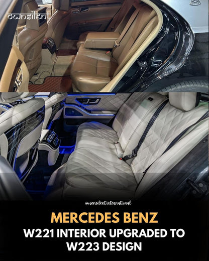 Mercedes-Benz W221 Interior Exterior Facelift To W223 Body Kit Own Silent International LIMITED    