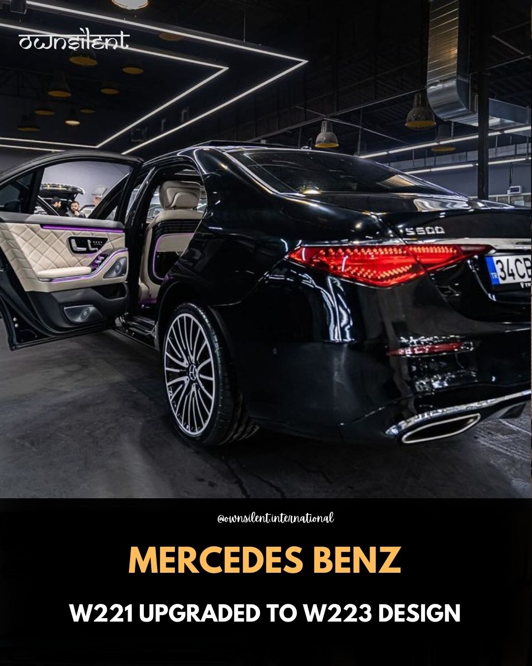 Mercedes-Benz W221 Interior Exterior Facelift To W223 Body Kit Own Silent International LIMITED    