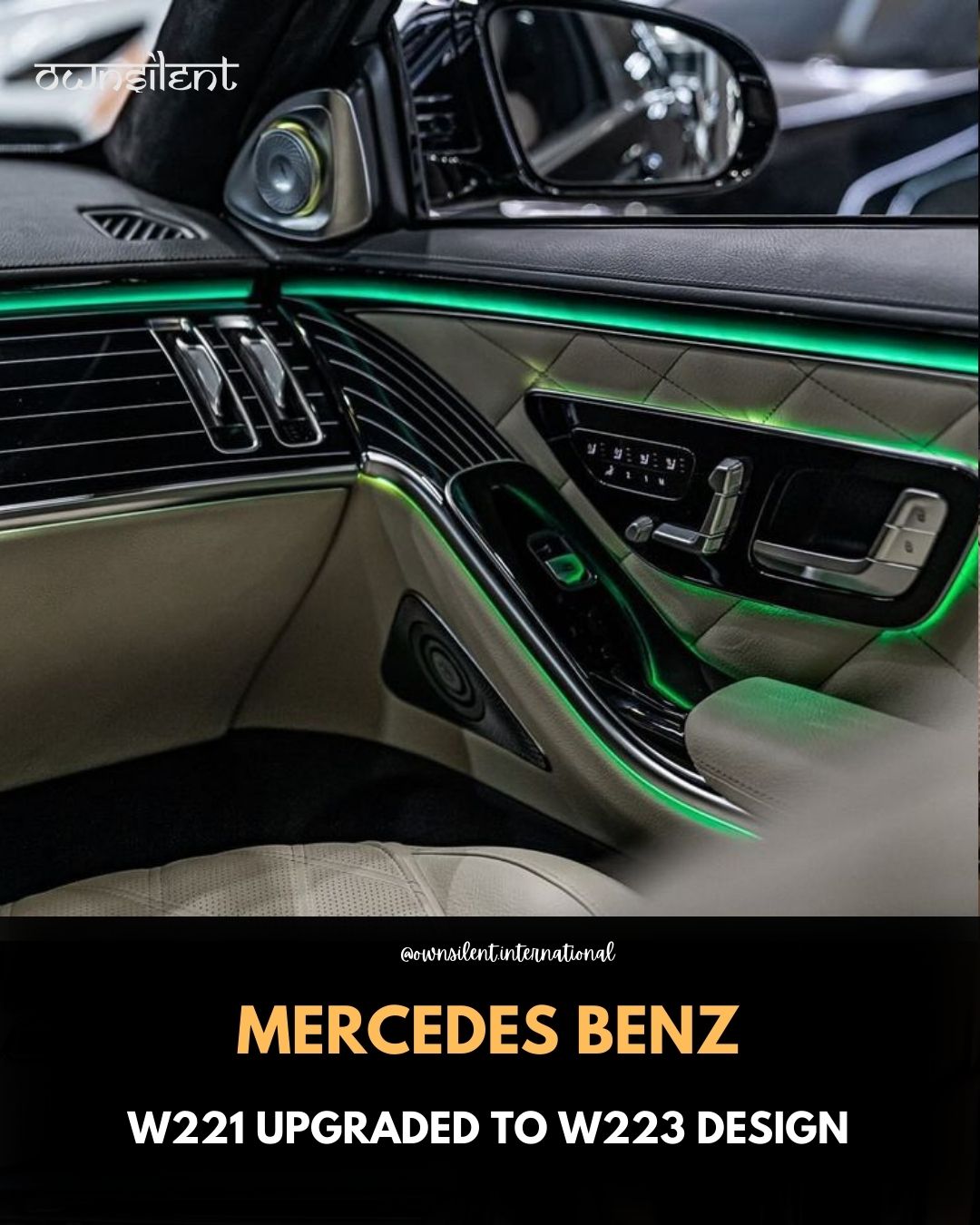 Mercedes-Benz W221 Interior Exterior Facelift To W223 Body Kit Own Silent International LIMITED    