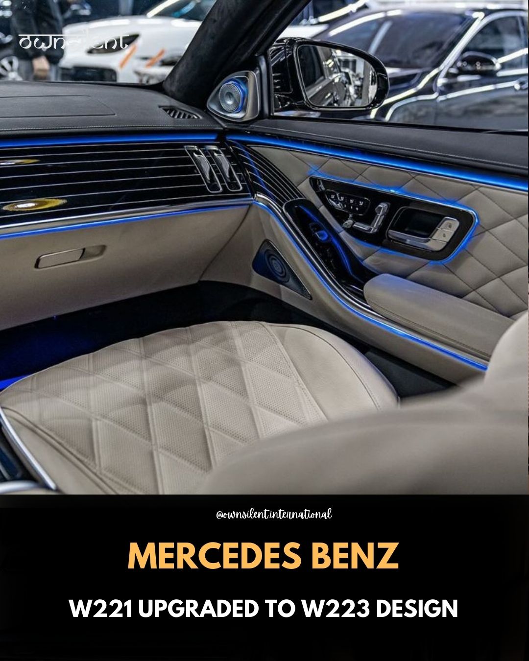 Mercedes-Benz W221 Interior Exterior Facelift To W223 Body Kit Own Silent International LIMITED    