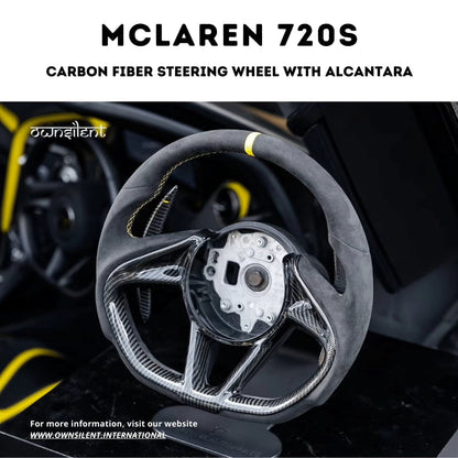 McLaren 720S Custom Steering Wheel  Carbon Fiber