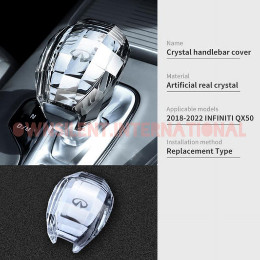 Artificial Real Crystal  INFINITI QX50 2018-22 Crystal Handlebar Cover Replacement Type