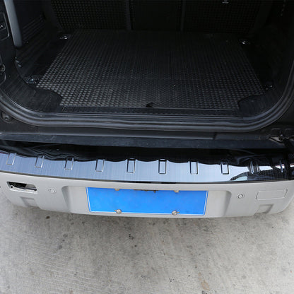 Car Styling For Land Rover Defender 110 2020-2022 Tail Rear Outer Bumper Protector Trim Door Sill Scuff Cover Plate