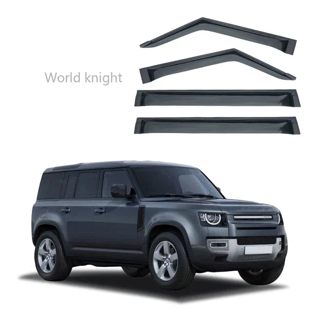 Car Windows Vent Visor Deflectors Hatchback Protection Wind Guard Sun Rain Visors Cover For Land Rover Defender 90 110 2020-22