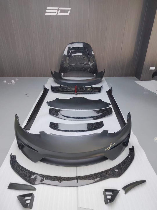 Tesla Model 3 Dry Carbon Fiber Body Kit