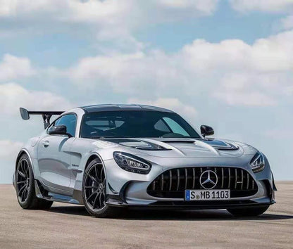 Black Series Type Half Carbon Fiber Full Body Kits with hood, with spoiler For 2015-2018 Benz AMG GT GTC GTS