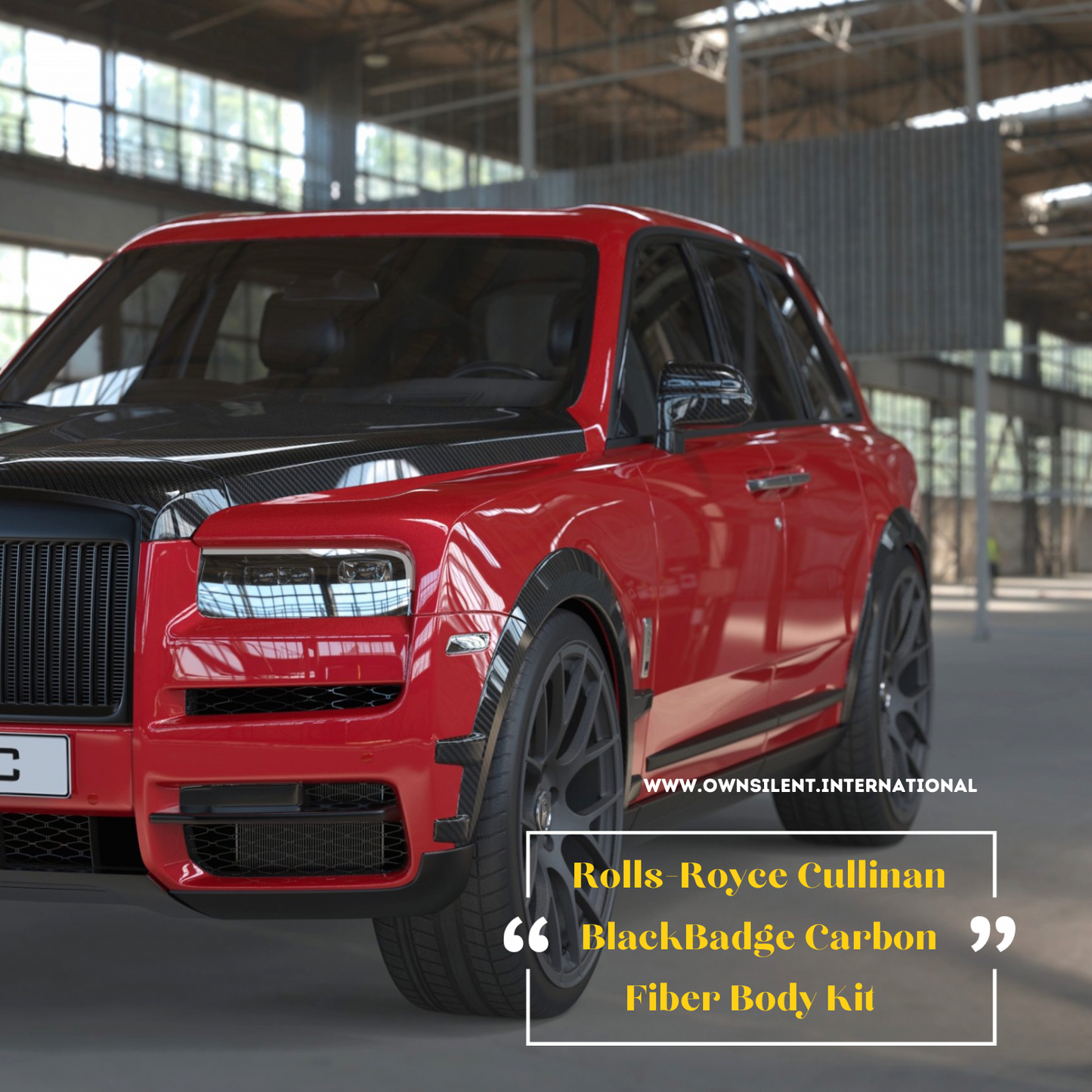 Rolls Royce Cullinan Black Badge Forged Carbon Fiber Wide Body Kit