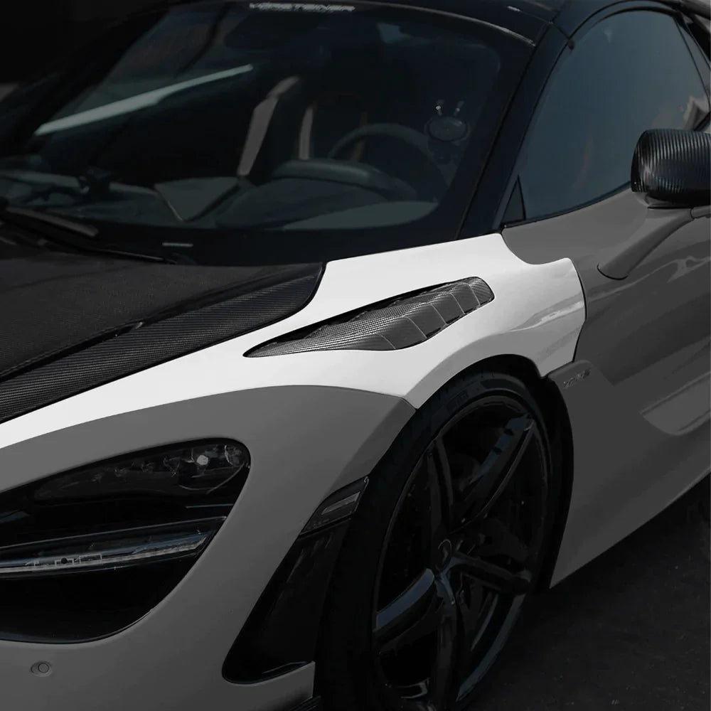 MCLAREN 720S SPYDER SILVERSTONE EDITION AERO FRONT FENDERS W/ INTEGRATED VENTS