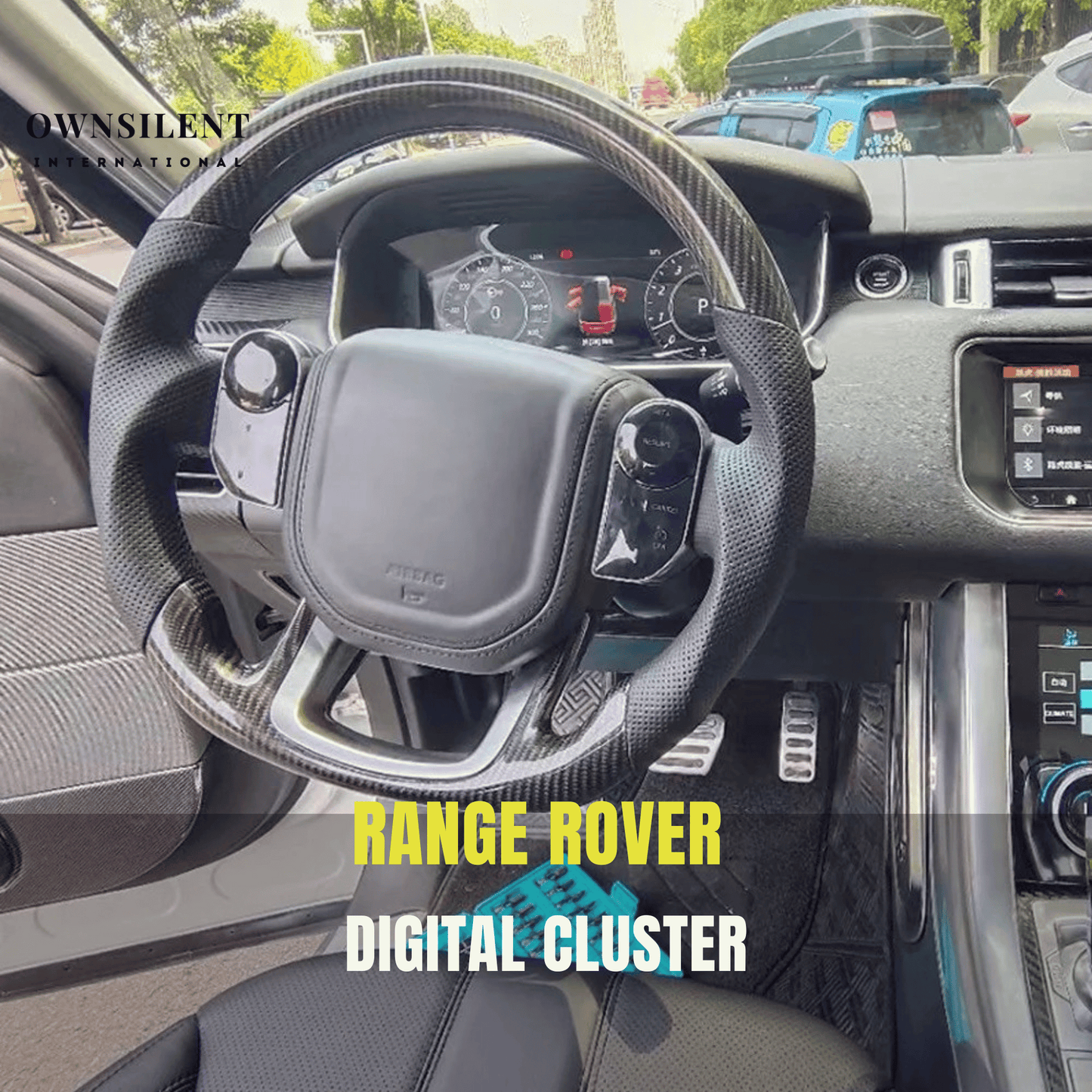 12.3" For Land Range Rover Vogue L405 Sport L494 2013-2017 Android LCD Dashboard Digital Cluster Cockpit