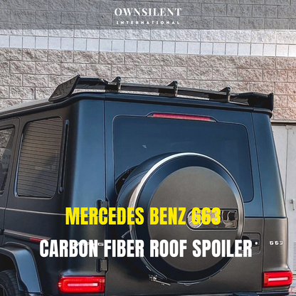 Mercedes Benz G63 Carbon Fiber Roof Spoiler