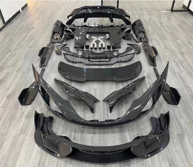 Mclaren 720s Upgrade 765LT Style Carbon Fiber Body kit For 720s