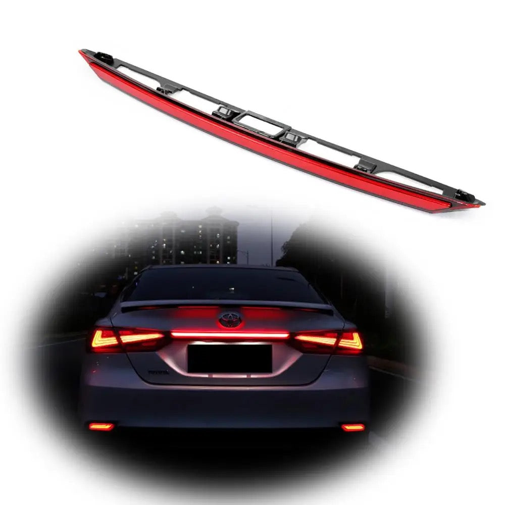 Through Type Rear Brake Tail Light Lamp w/ Sequential Chase Flash Signal Light Toyota Camry