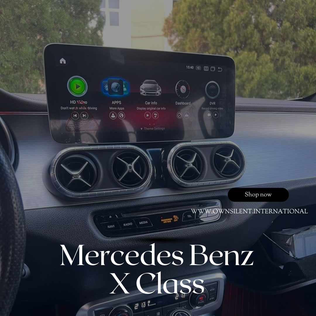 12.3” Blu-ray Carplay 8GB RAM Qualcomm 662 Android For Mercedes Benz X Class