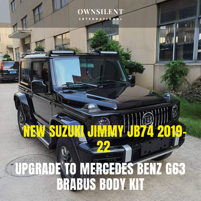 New Suzuki Jimny JB74 2019-22 Upgrade to Mercedes Benz G63 Brabus Body Kit