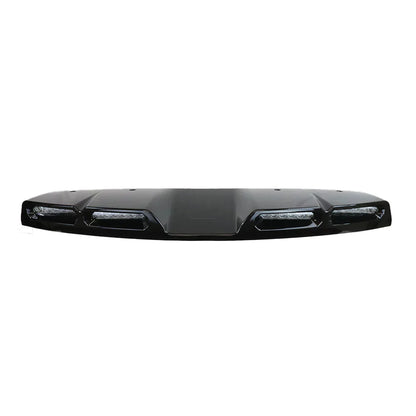 Defender L663 Gloss Black Roof Light Pod Kit