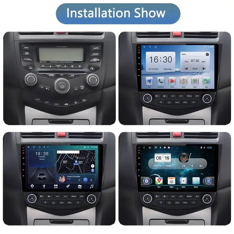 Honda Accord 4GB RAM Android CarPlay Stereo 2003-08