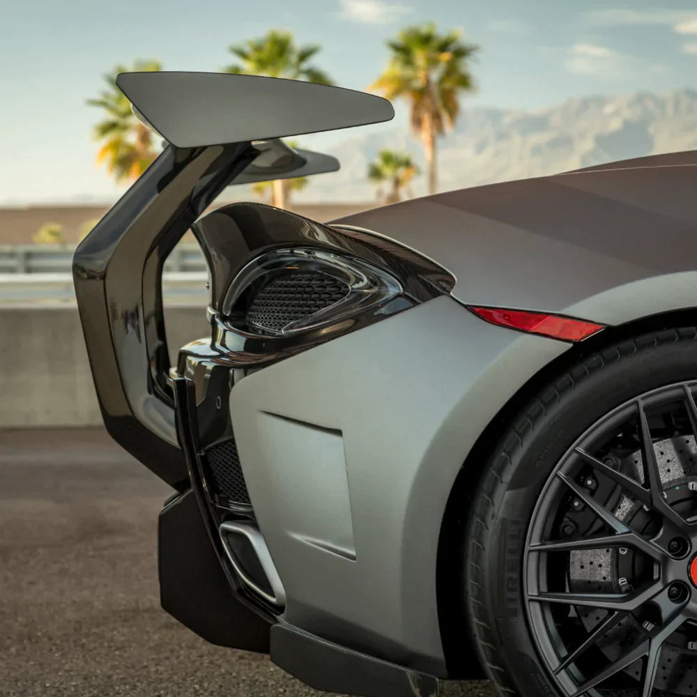 MCLAREN 570S VX AERO WING BLADE CARBON FIBER W/ CARBON FIBER UPRIGHTS