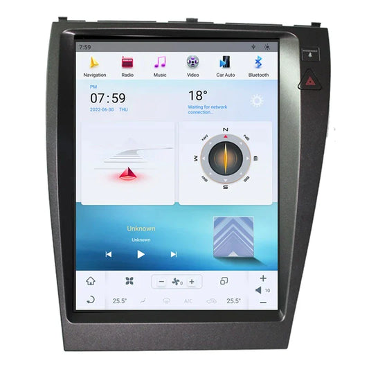 12.1” Tesla Screen Lexus ES ES240 ES250 ES300 ES330 ES350 Android 12 CarPlay Navigation