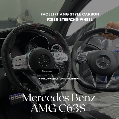 MERCEDES-BENZ AMG PERFORMANCE STYLE PRE DESIGNED COMPLETE STEERING WHEEL