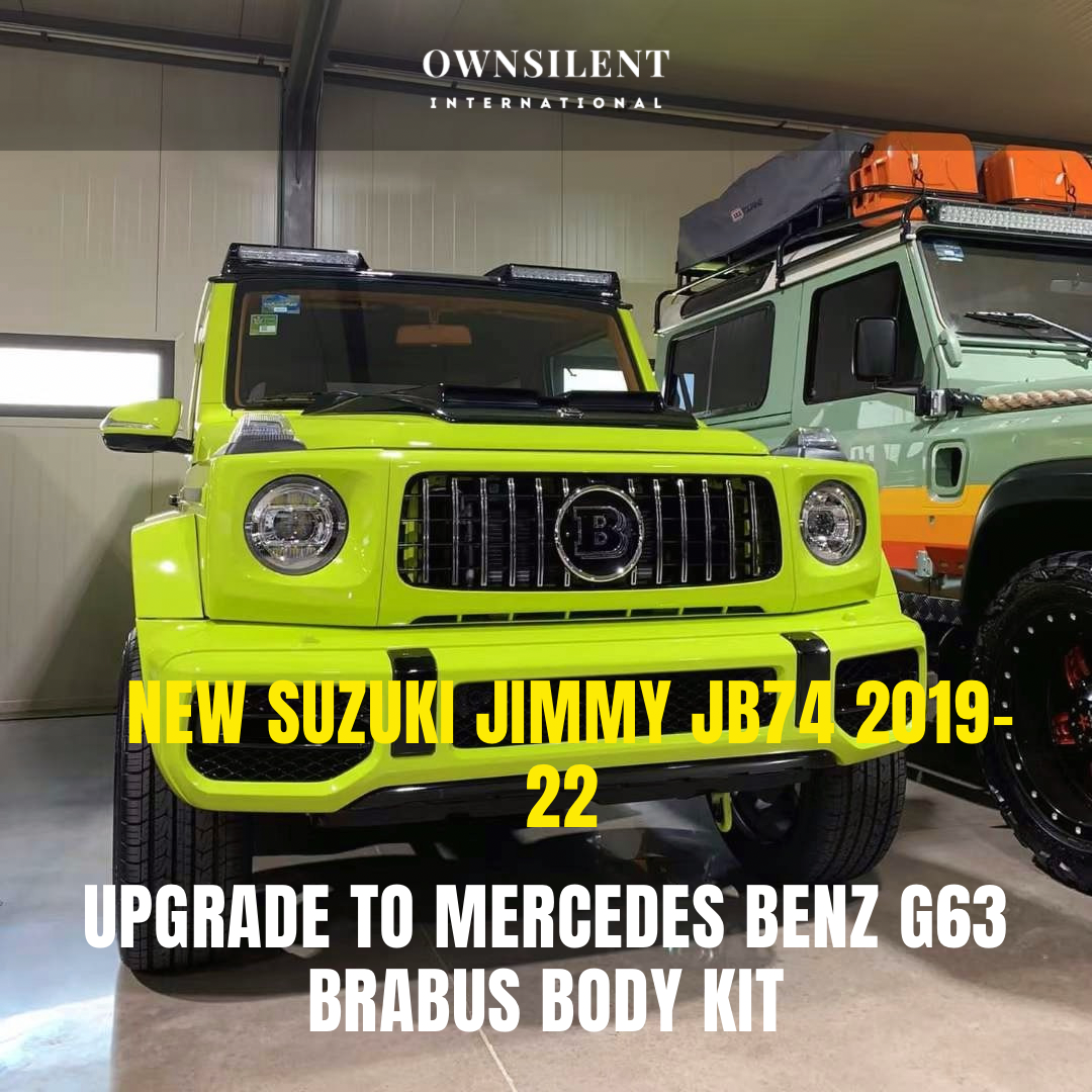 New Suzuki Jimny JB74 2019-22 Upgrade to Mercedes Benz G63 Brabus Body Kit