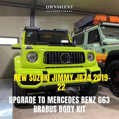 New Suzuki Jimny JB74 2019-22 Upgrade to Mercedes Benz G63 Brabus Body Kit