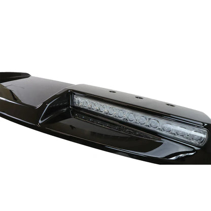 Defender L663 Gloss Black Roof Light Pod Kit