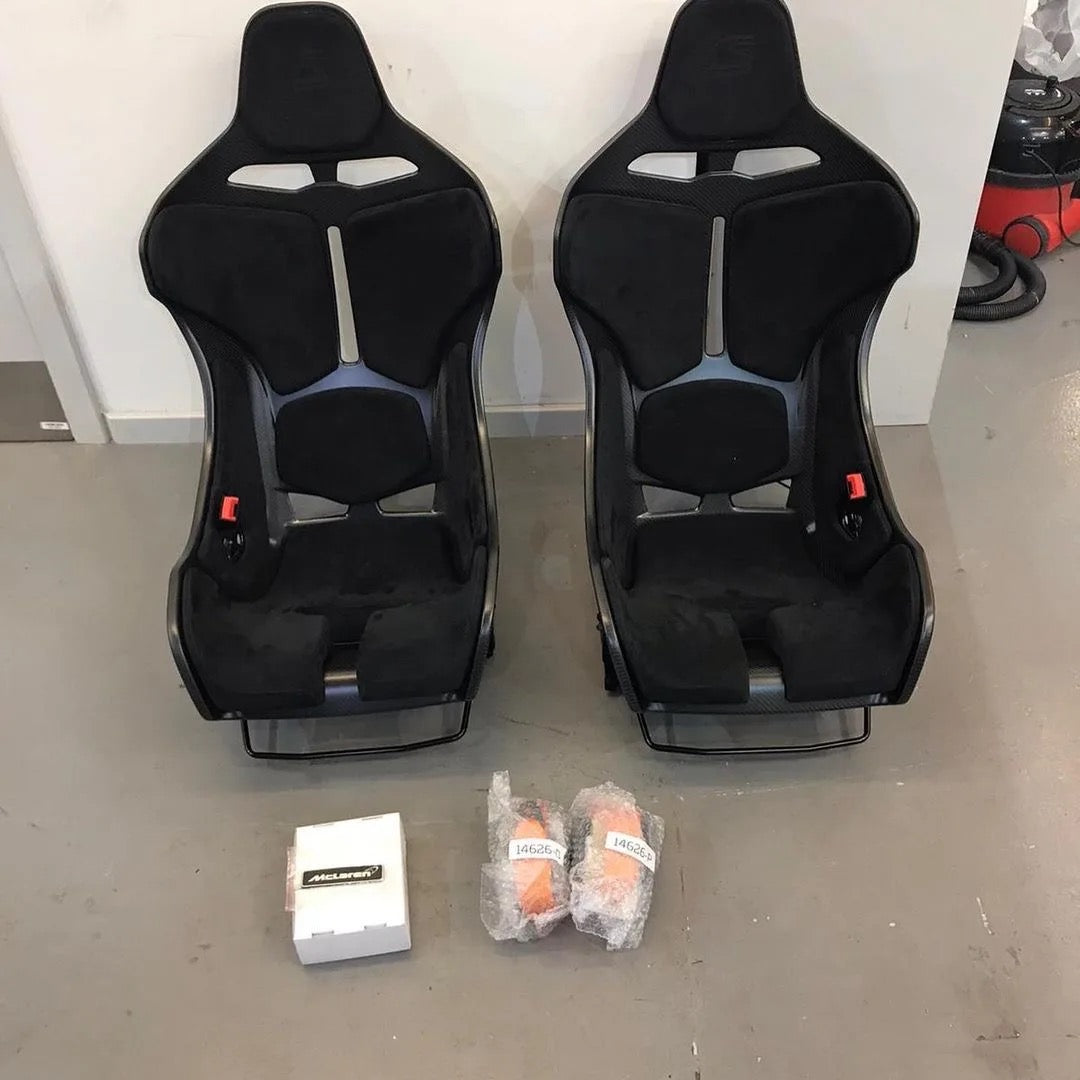 Mclaren 600LT 675LT 650S 12C Senna Bucket Original Carbon Seats