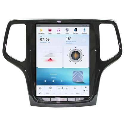 Jeep Grand Cherokee Android 12 CarPlay Tesla Screen