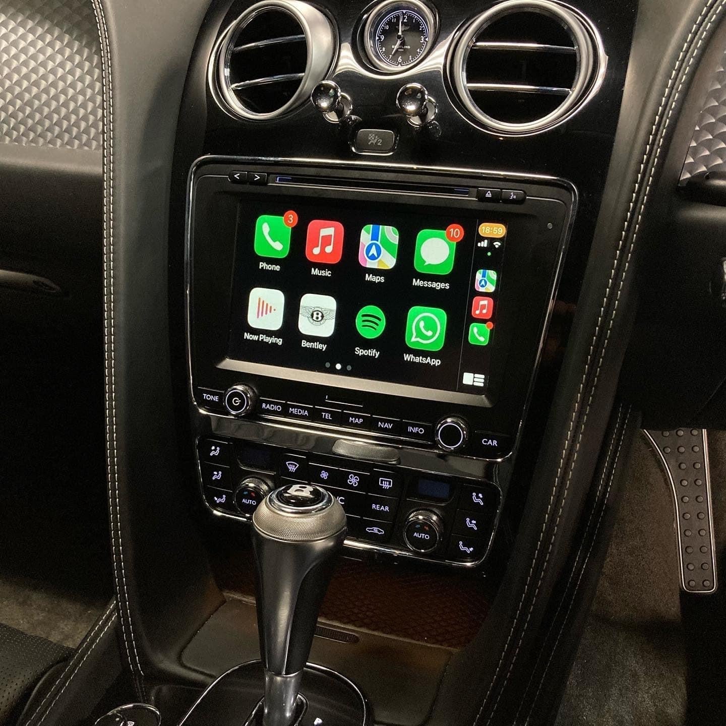 Bentley Continental/GT/Flying Spur 2012-2017 Apple CarPlay & Android Auto