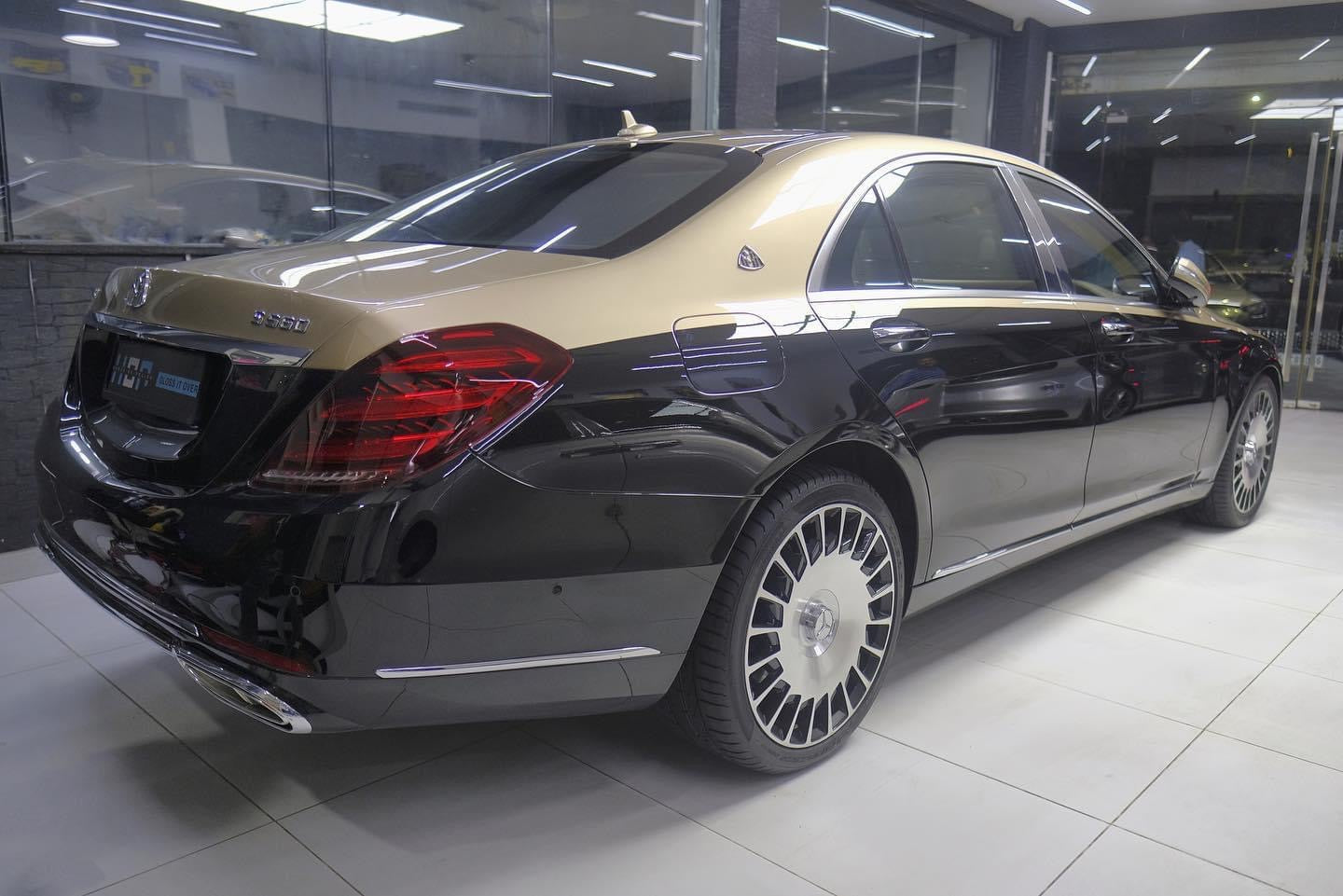 MAYBACH Style Bodykit Upgrade Facelift For 2014-2020 Mercedes Benz S-Class W222