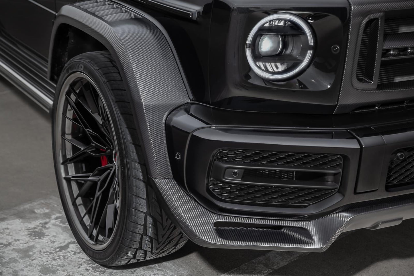 Mercedes Benz G class Vorsteiner G63 widebody Aero & Wheel