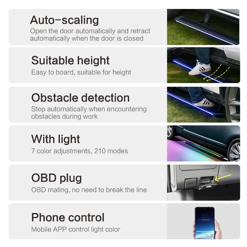 Magnetic Induction Electric Running Side Steps