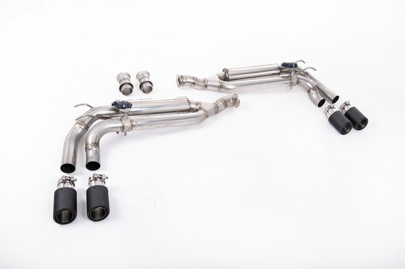 Urban X Milltek Mercedes G63 W463A Cat-Back Exhaust with Cerakote Black GT-90 Exhaust Tips