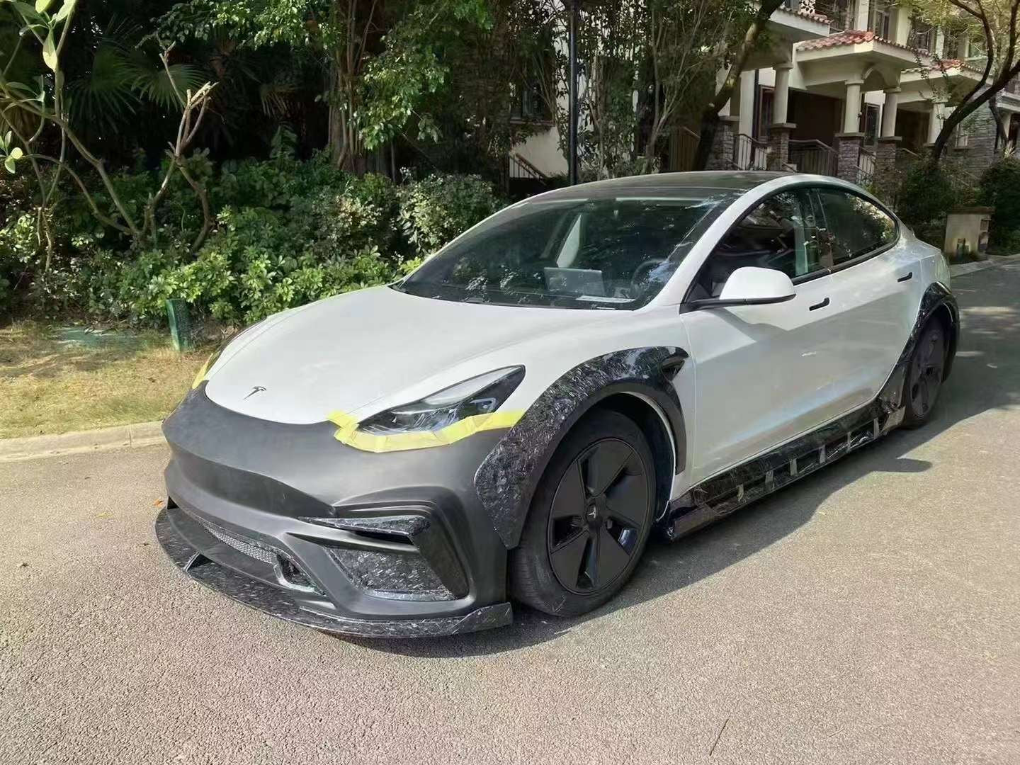 Tesla Model 3 Forged Carbon Fiber Body Kit