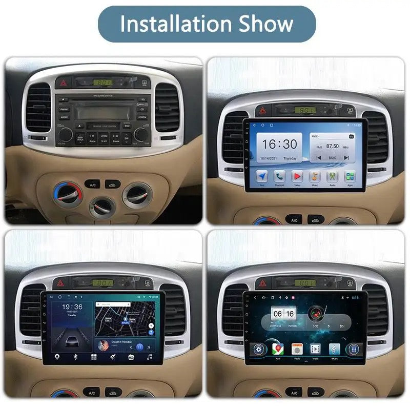 Hyundai Accent 2006-11 Android Player Apple CarPlay Navigation