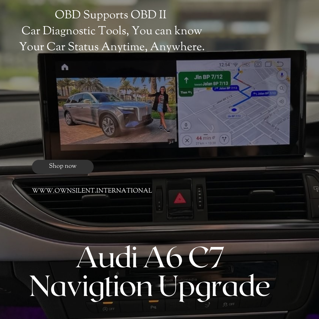 Audi A6 12.3” CarPlay Blu-ray Display Android 12 Upgrade Complete Plug & Play