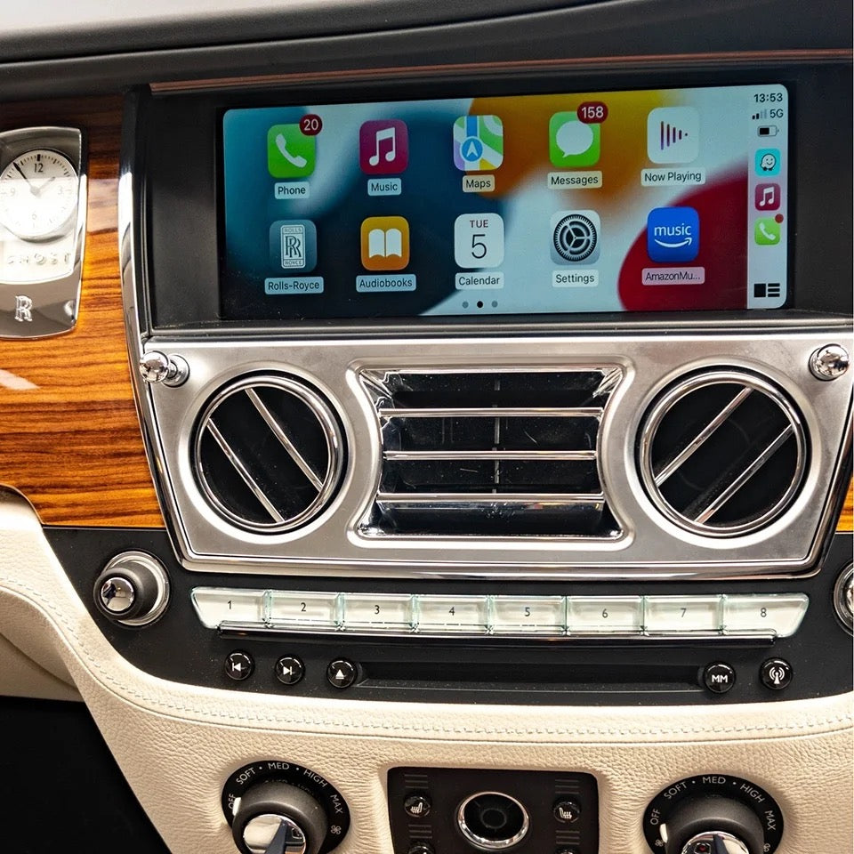 ROLLS-ROYCE WRAITH 2009-2018 APPLE CARPLAY & ANDROID AUTO INTEGRATION