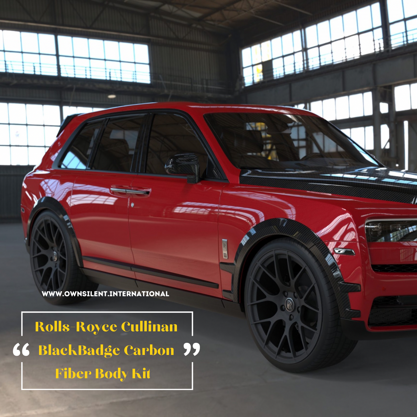 Rolls Royce Cullinan Black Badge Forged Carbon Fiber Wide Body Kit