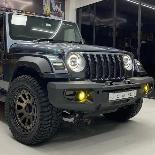 JL Wrangler Style Headlamps for New Mahindra Thar 2020+ Onwards