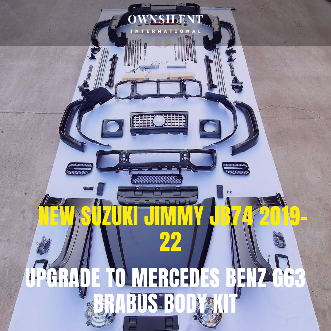 New Suzuki Jimny JB74 2019-22 Upgrade to Mercedes Benz G63 Brabus Body Kit