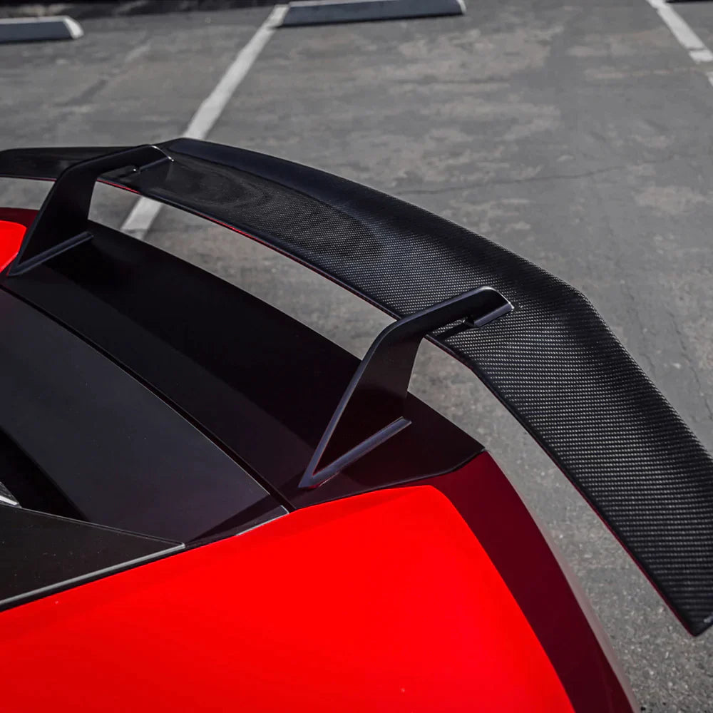 LAMBORGHINI HURACAN VERONA EDIZIONE AERO WING BLADE W/ ALUMINUM UPRIGHTS