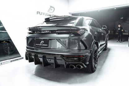 Aero Forged Carbon Rear Diffuser For Lamborghini Urus 2018-2019