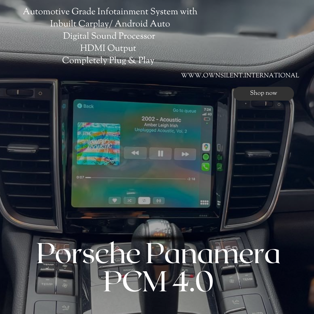 Porsche’s Panamera 4.0 CarPlay DSP stereo 4K Display Upgrade