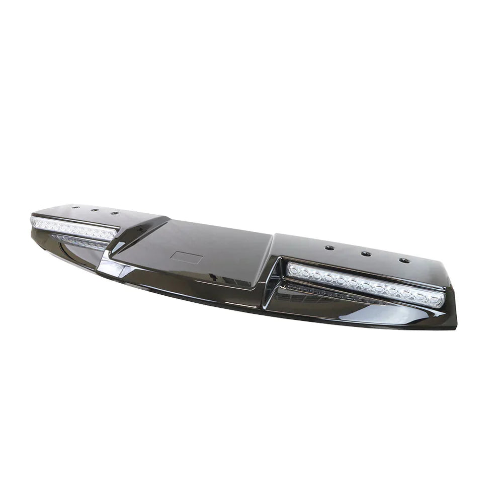 Defender L663 Gloss Black Roof Light Pod Kit