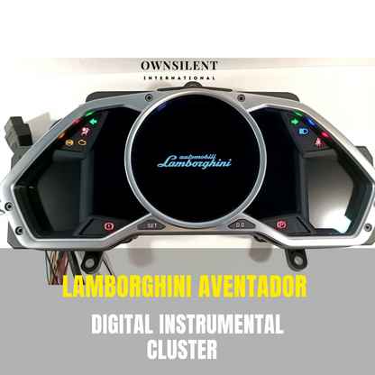 Lamborghini Aventador digital instrumental cluster