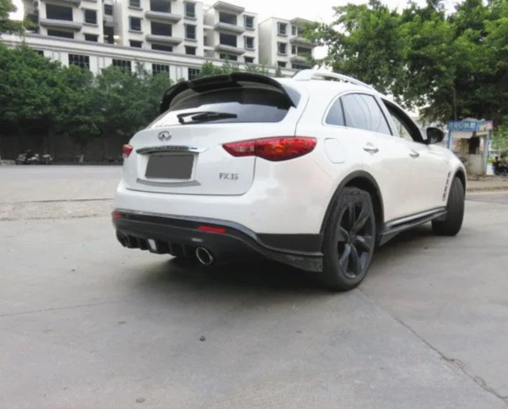 Infiniti FX35 FX37 QX70 Carbon Fiber Diffuser Spoiler Side Skirt Front Lip